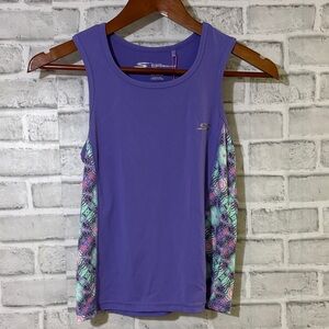 Skechers performance, girls Vibrant Purple Tank Top, size 10-12, workout wear